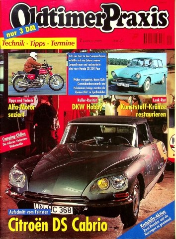 Deckblatt Oldtimer Praxis (01/2000)